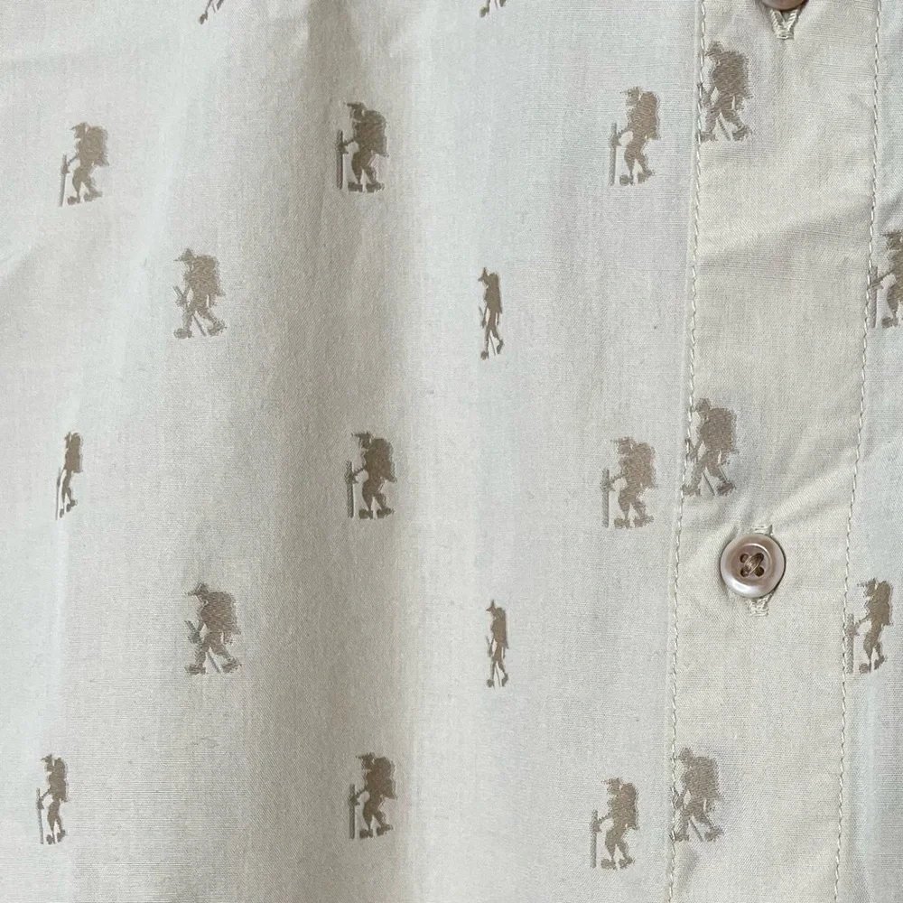 The North Face Bay Trail Jacquard SS Hiker Button Down Shirt - Size XL - NWT